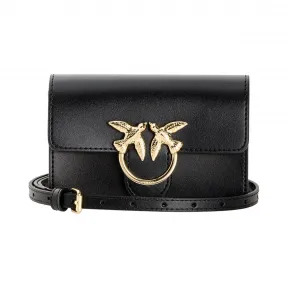 品高/Pinko Simply 皮革 Love 迷你手袋 1P21SC-Y6JCZ99