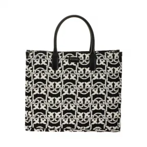 品高/Pinko Monogram提花面料Love购物包 1P21WX-Y6NQZZ2