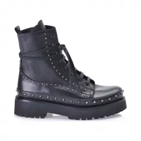 品高/Pinko 铆钉装饰皮革厚底水陆两栖鞋 1P21ZY-Y6RFZ99