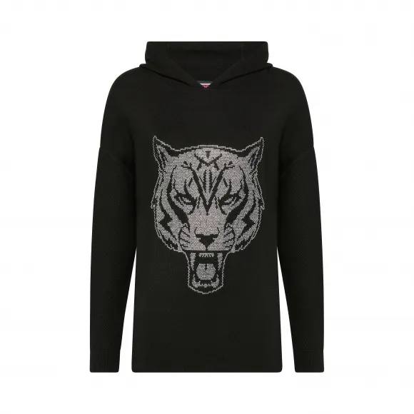 普兰/Plein Sport 黑色 女士 针织帽 F19C-WKB0053-SKN002N_02