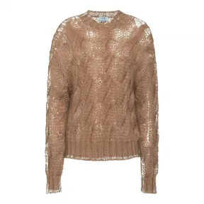 普拉达/Prada 驼棕色  毛衣 124B43 3HC F0040