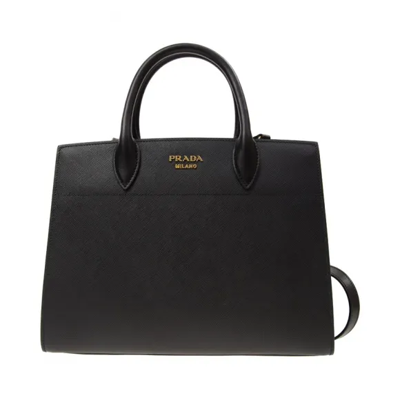 普拉达/Prada 黑色/白色  手袋 1BA049 2EVU F0967