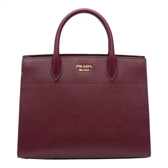 普拉达/Prada 石榴红/大理石灰色  手袋 1BA049 2EVU F0VCE