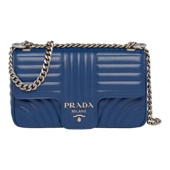 普拉达/Prada 亮蓝色2  手袋 1BD108 2D91 F0PKZ