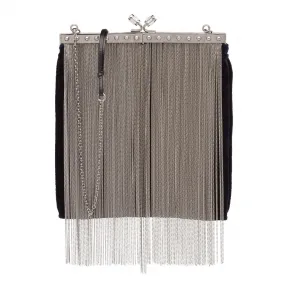 普拉达/Prada 蓝色/黑色  手包 1BH017 068 F0AI7