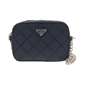 普拉达/Prada  蓝色 尼龙 斜跨包 1BH028-2AS3-F0008