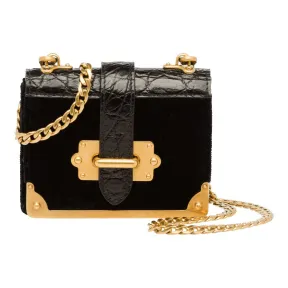 普拉达/Prada 黑色  手袋 1BH058 2BH0 F0002