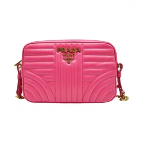 普拉达/Prada 女士 桃红色 牛皮 斜挎包 1BH083-2D91-F0YQO