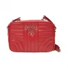 普拉达/Prada 女士 红色 牛皮 斜挎包 1BH084-2D91-F0011