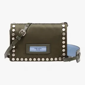普拉达/Prada 军绿色/星际蓝  迷你包 1BP006 2BOD F0VS8