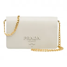 普拉达/Prada 粉笔白  手包 1BP012 NZV F0K74