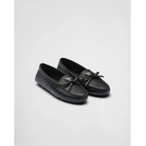 普拉达/Prada Saffiano 皮革驾车乐福鞋 1DD071-053-F0002