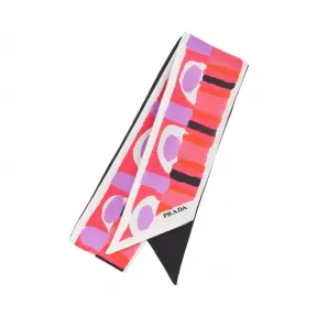 普拉达/Prada 印花丝质缎带 1FF008-2CA2-F0T08