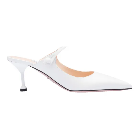 普拉达/Prada 皮革穆勒鞋 1I492L-055-F0009