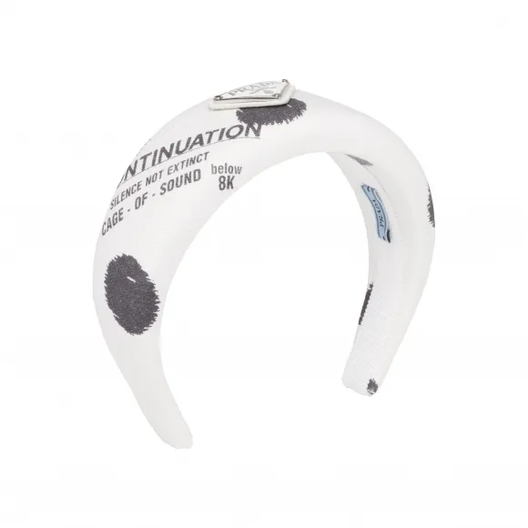 普拉达/Prada Re-Nylon 再生尼龙印花发箍 1IH016-2DW9-F0009