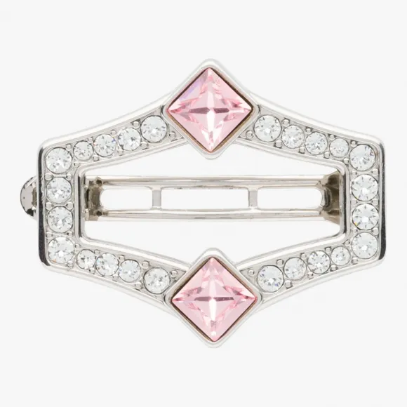 普拉达/Prada 浅玫瑰色  发夹 1JF025 2ERF F0442