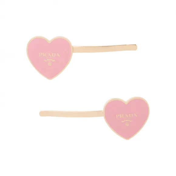 普拉达/Prada 爱心造型发夹 1JF052 2DFT F0442