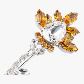 普拉达/Prada 水晶色+黄玉色  胸针 1JS023 2A3V F0HT7