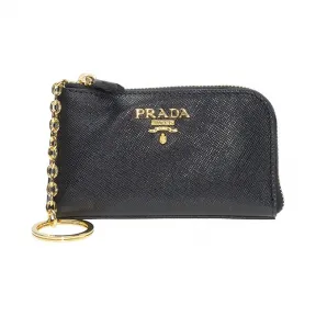 普拉达/Prada  黑色 牛皮 钥匙包 1M1333-QWA-F0002