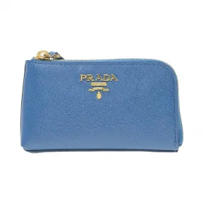 普拉达/Prada  蓝色 牛皮 钥匙包 1M1333-QWA-F0215
