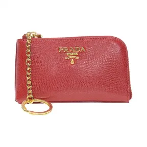 普拉达/Prada  红色 牛皮 钥匙包 1M1333-QWA-F068Z