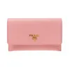 普拉达/Prada  粉红色 牛皮 钱包 1MC004-QWA-F0442