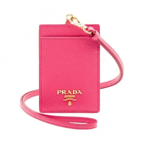 普拉达/Prada 牡丹粉  证章夹 1MC007 QWA F0505