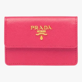 普拉达/Prada 牡丹粉  名片夹 1MC881 QWA F0505