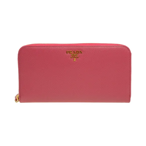 普拉达/Prada 牡丹粉  钱夹 1ML506 QWA F0505
