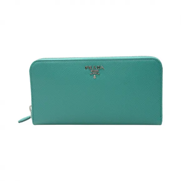 普拉达/Prada  绿色 牛皮 钱包 1ML506-QWA-F0GM5