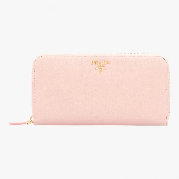 普拉达/Prada 兰花粉  钱夹 1ML506 QWA F0615