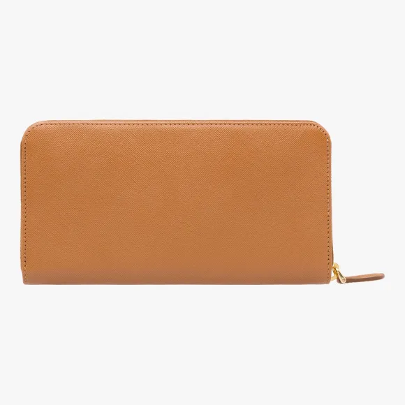 普拉达/Prada 焦糖色  钱夹 1ML506 QWA F098L