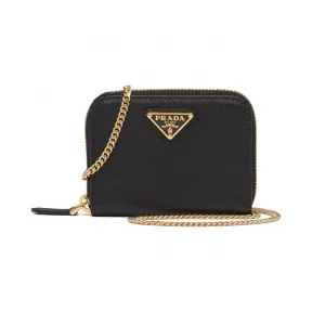 普拉达/Prada Saffiano 皮革卡片夹 1MR020-QHH-F0002