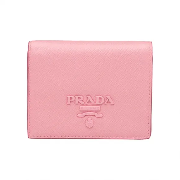 普拉达/Prada 小号 Saffiano 皮革钱夹 1MV204-2EBW-F0442
