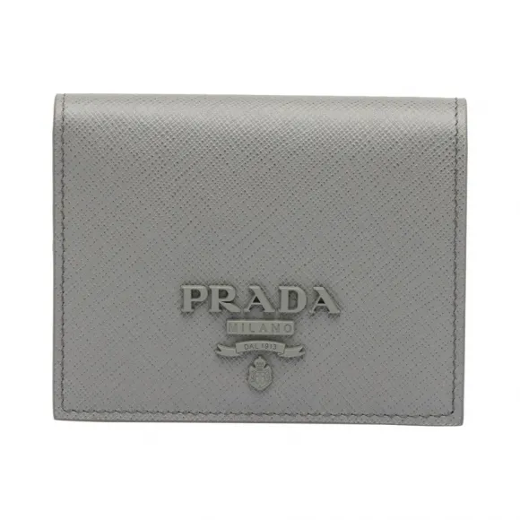 普拉达/Prada 小号 Saffiano 皮革钱夹 1MV204-2EBW-F0K44