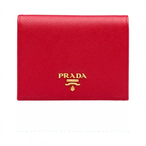 普拉达/Prada 小号Saffiano 皮革钱夹 1MV204-QWA-F068Z