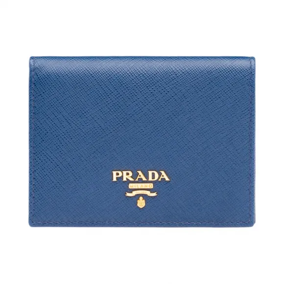 普拉达/Prada 深紫蓝色  钱夹 1MV204 QWA F0016