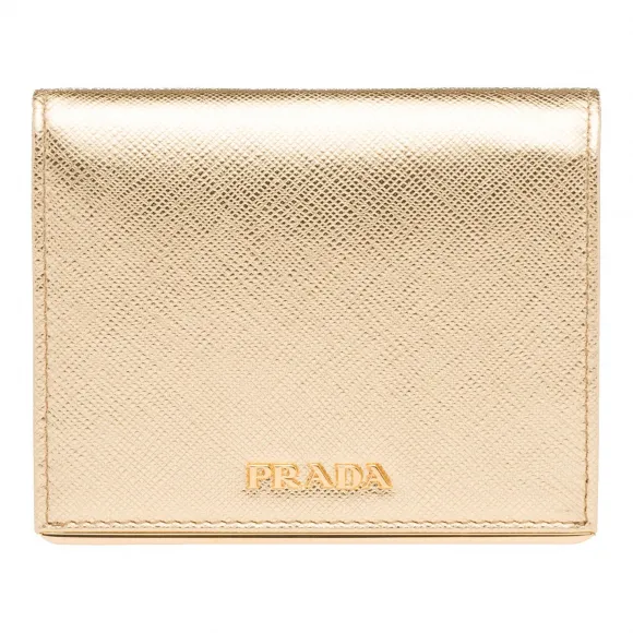 普拉达/Prada 铂金色 女士 钱夹 1MV204 QME F0522