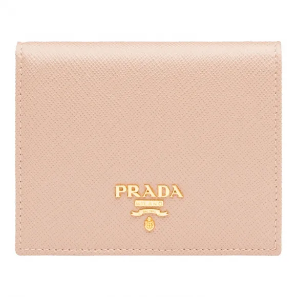 普拉达/Prada 豆沙米色  钱夹 1MV204 QWA F0770