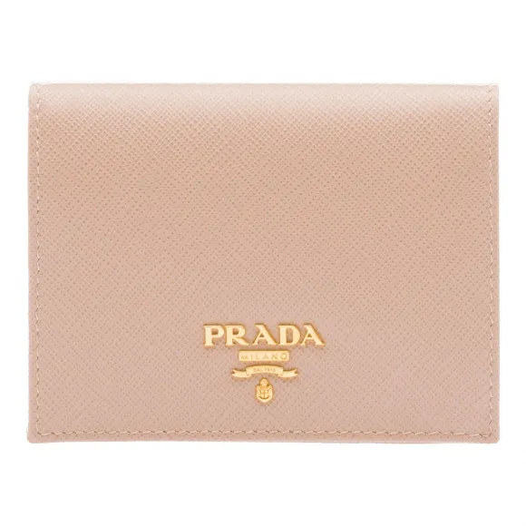 普拉达/Prada 豆沙米色/兰花粉  钱夹 1MV204 ZLP F0E13