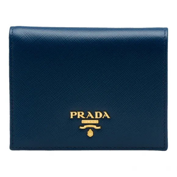 普拉达/Prada 矢车菊蓝色/星际蓝  钱夹 1MV204 ZLP F0RAU