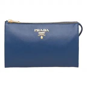 普拉达/Prada Saffiano 皮革手拿包 1NE007-PN9-F0016