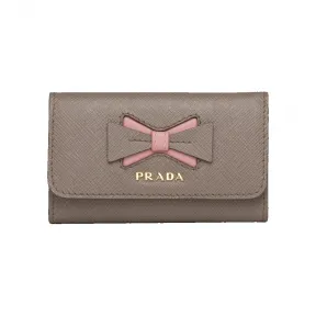 普拉达/Prada 4匙Saffiano 皮革钥匙包 1PG004-2B7S-F0ZK6