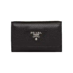 普拉达/Prada 皮革钥匙包 1PG004-2BBE-F0002