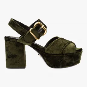 普拉达/Prada 军绿色  凉鞋 1XP873 849 F0161