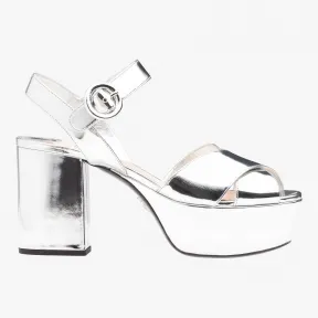 普拉达/Prada 银色  凉鞋 1XP882 AY3 F0118