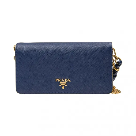 普拉达/Prada 深紫蓝色  手机包 1ZH029 QWA F0016