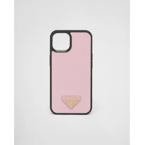普拉达/Prada iPhone 13 Saffiano 皮革手机套 1ZH148-QHH-F0E18