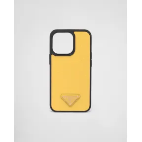 普拉达/Prada iPhone 13 Pro Saffiano 皮革手机套 1ZH149-QHH-F0377