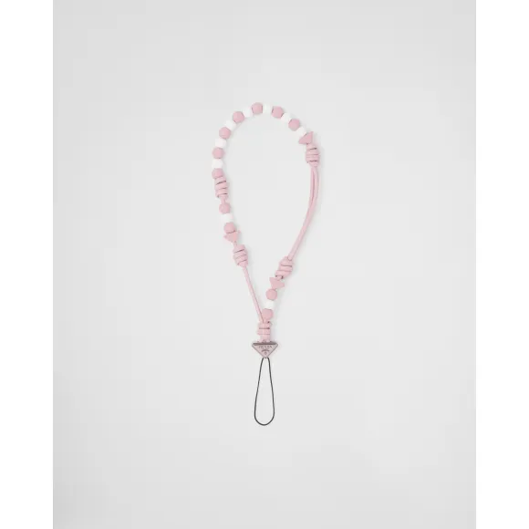 普拉达/Prada 缀饰纳帕软皮智能手机带 1ZT051-038-F0E18